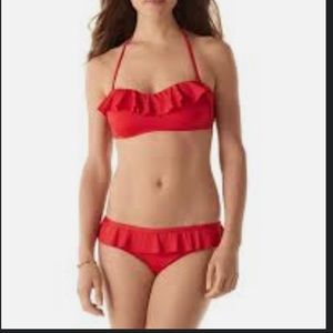 White House black market red bikini swimsuit